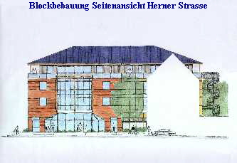 Blockbebauung Seitenansicht Herner Strasse