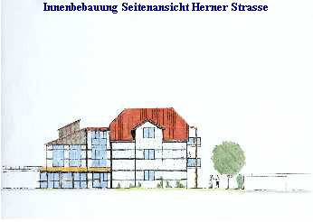 Innenbebauung Seitenansicht Herner Strasse